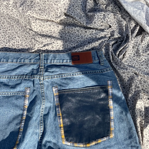 super sick y2k baggy 5-pocket ecko unltd jort - Picture 3 of 6